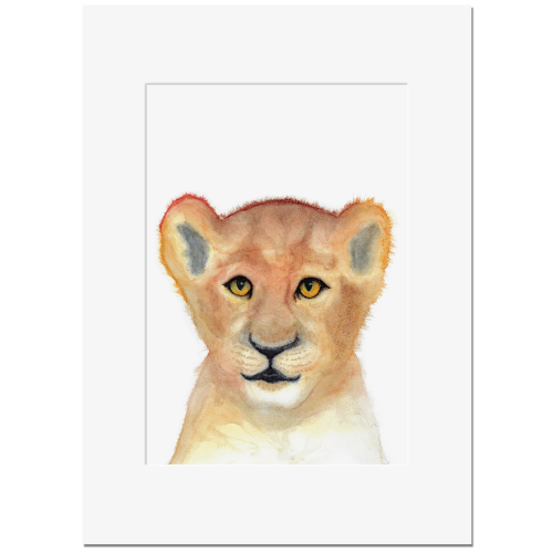 LÖWE <br>Kunstdruck 13x18