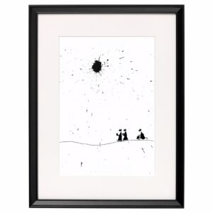 <strong>DREI KÖNIGE</strong> <br>Fine Art Print der Original Tuschezeichnung