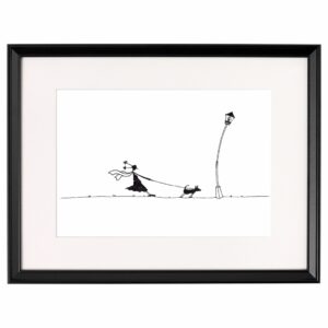 <strong>GASSI GEHEN</strong> <br>Fine Art Print der Original Tuschezeichnung