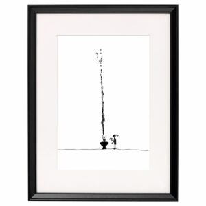<strong>IM GARTEN</strong> <br>Fine Art Print der Original Tuschezeichnung