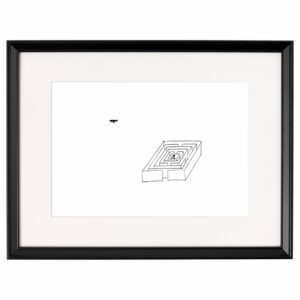 <strong>LABYRINTH</strong> <br>Fine Art Print der Original Tuschezeichnung