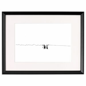 <strong>MEINUNGEN</strong> <br>Fine Art Print der Original Tuschezeichnung