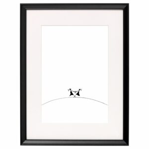 <strong>MEINE PUPPE</strong> <br>Fine Art Print der Original Tuschezeichnung