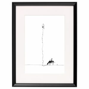 <strong>RAPUNZEL</strong> <br>Fine Art Print der Original Tuschezeichnung