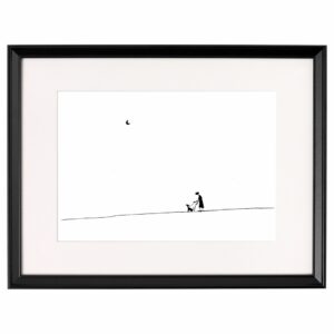 <strong>SPAZIERGANG</strong> <br>Fine Art Print der Original Tuschezeichnung