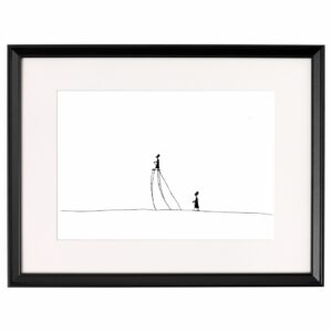 <strong>STELZENGEHER</strong> <br>Fine Art Print der Original Tuschezeichnung