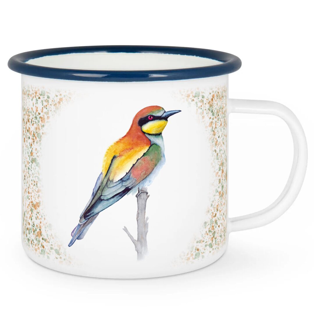 emaille-tasse-bienenfresser-rechts