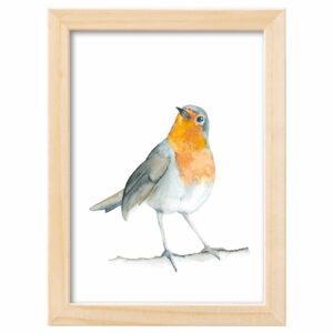 <strong>ROTKEHLCHEN</strong> <br>Aquarell - Fine Art Print