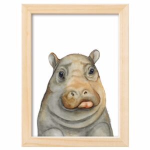 <strong>NILPFERD</strong> <br>Fine Art Print mit Charakter