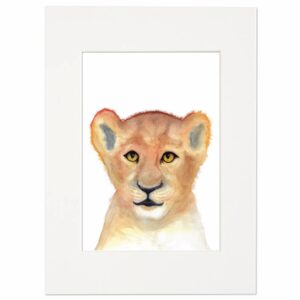 <strong>LÖWE</strong> <br>Fine Art Print mit Charakter