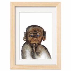 <strong>AFFE</strong> <br>Fine Art Print mit Charakter