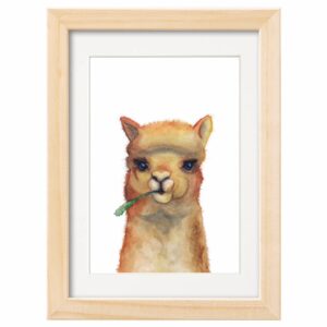 <strong>LAMA</strong> <br>Fine Art Print mit Charakter