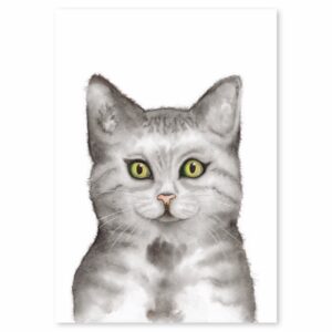 <strong>KATZE</strong> <br>Fine Art Print mit Charakter
