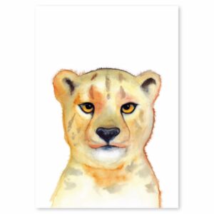 <strong>LEOPARD</strong> <br>Fine Art Print mit Charakter