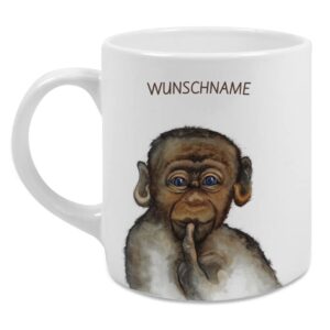 <strong>AFFE TASSE</strong> <br>Personalisierbare Tasse zum Liebhaben