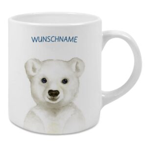 <strong>EISBÄR TASSE</strong> <br>Personalisierbare Tasse zum Liebhaben