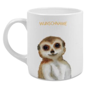 <strong>ERDMÄNNCHEN TASSE</strong> <br>Personalisierbare Tasse zum Liebhaben