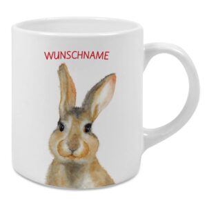 <strong>HASE TASSE</strong> <br>Personalisierbare Tasse zum Liebhaben