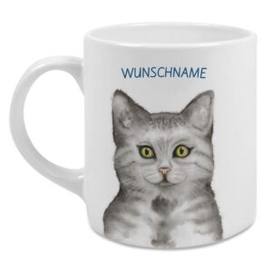 <strong>KATZE TASSE</strong> <br>Personalisierbare Tasse zum Liebhaben