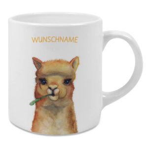 <strong>LAMA TASSE</strong> <br>Personalisierbare Tasse zum Liebhaben